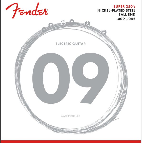 Cuerdas Fender MOD0730250403 Electrico 250L Nckl 9-42
