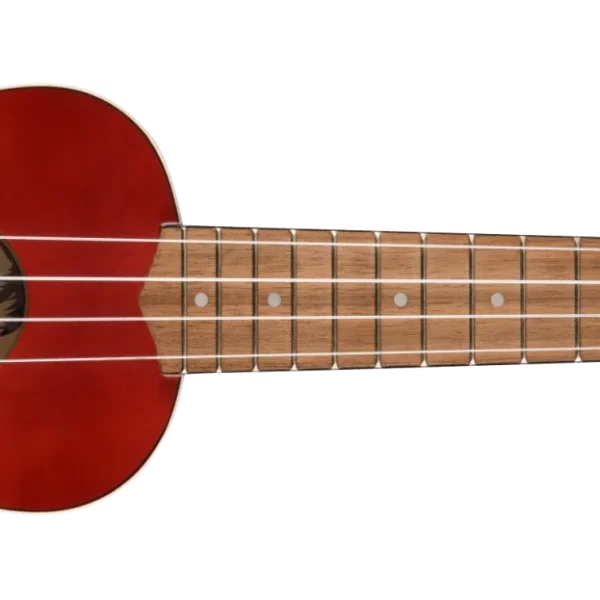 Fender MOD0971610790 Ukelele Acus Venice Soprano Rojo