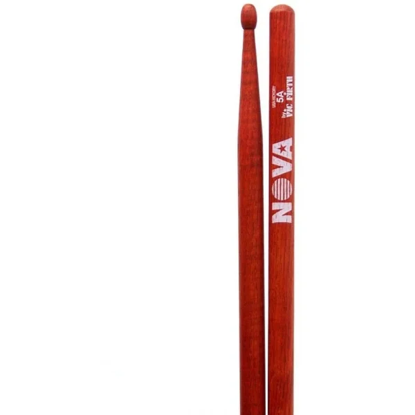 Vic Firth 5AR Baqueta Nova Punta Madera Rojo