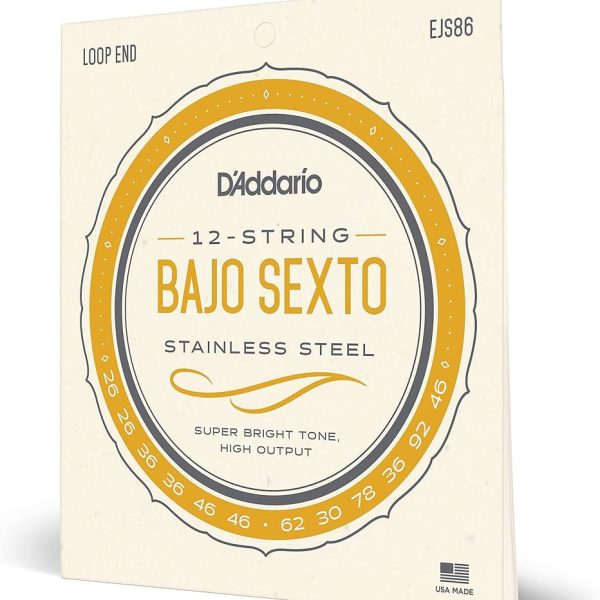 D'addario EJS86 Encordado Bajo Sexto