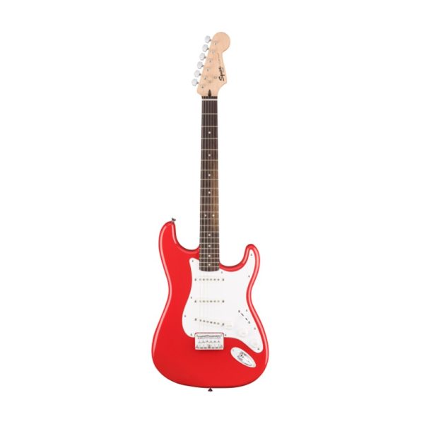 Squier MOD0370121554 Guitarra Elec Mini Strat Laur Rojo