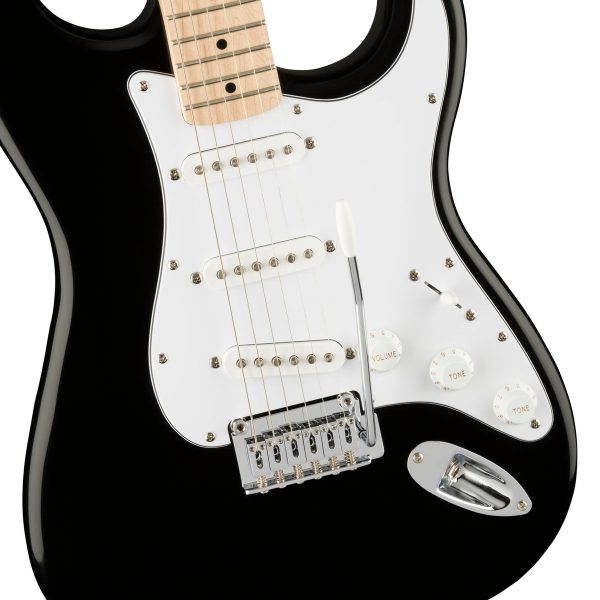 Squier MOD0378002506 Guitarra Elec Aff Strat Negro