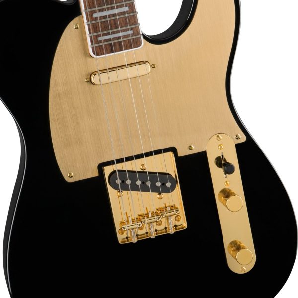 Guitarra Squier MOD0379400506 Elec 40Th Gold Tele Negro