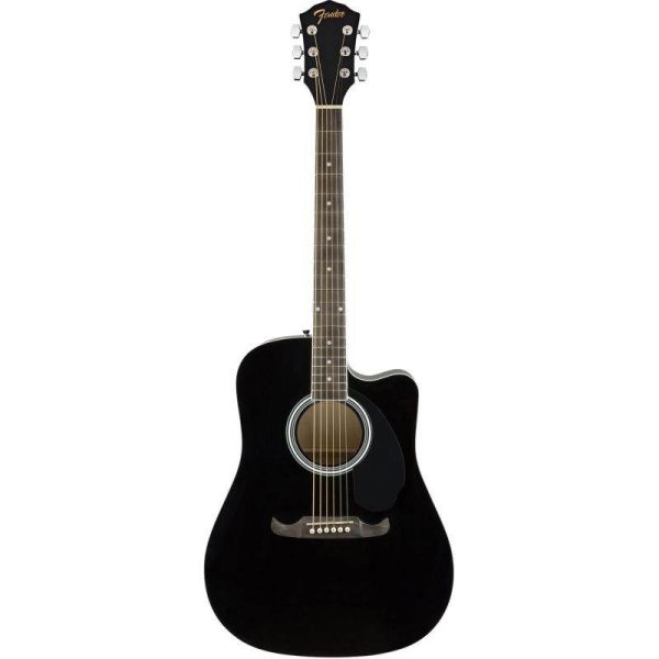 Fender FA125CE Guitarra Electroacustica Folk Negro