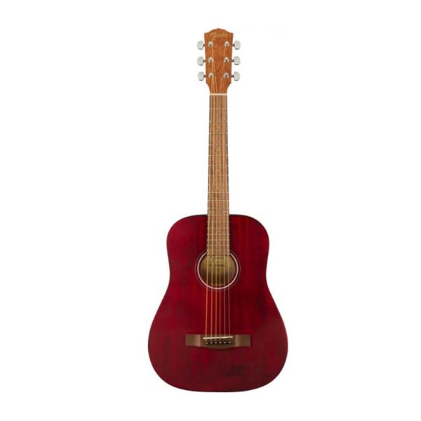Fender FA15 Guitarra Acustico 34 Folk Rojo