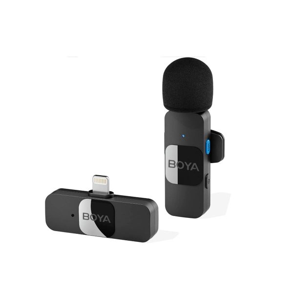 Boya BY-V1 Microfono inalámbrico ultracompacto lighting iOS