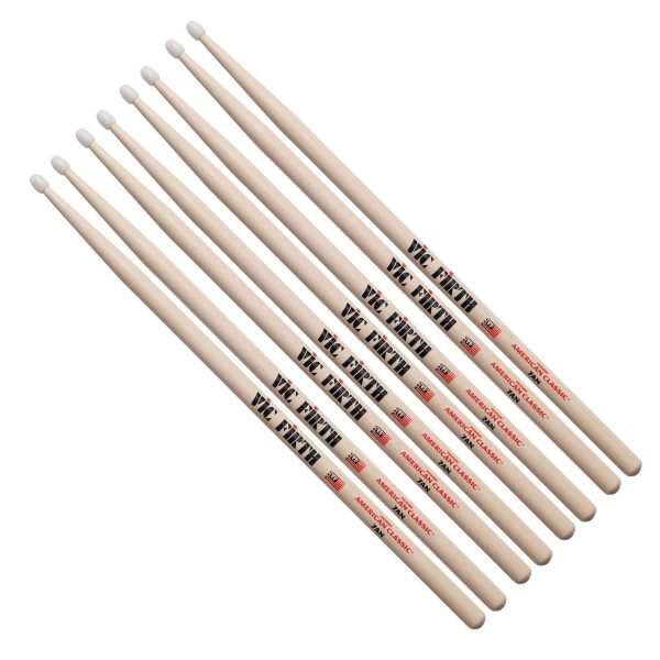 Vic Firth 7AN Baquetas Punta Nylon Set 4Pares