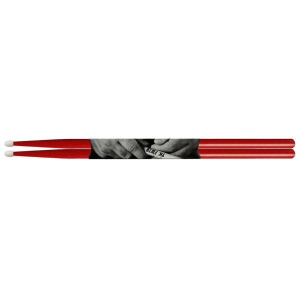 Vic Firth 5ANR Baquetas American Punta Nylon Rojo Madera