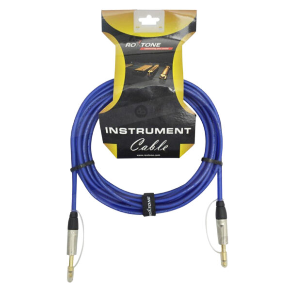 Cable Roxtone TGJJ100L6TBL Instrumento 6.3 / 6.3   6M