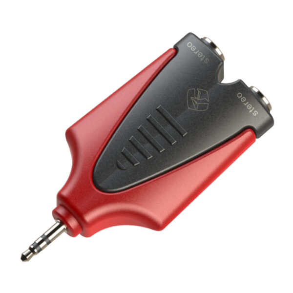 Adaptador Roxtone RPAN320 PLUG 3.5 TRS X 2 JACK 6.35 TRS