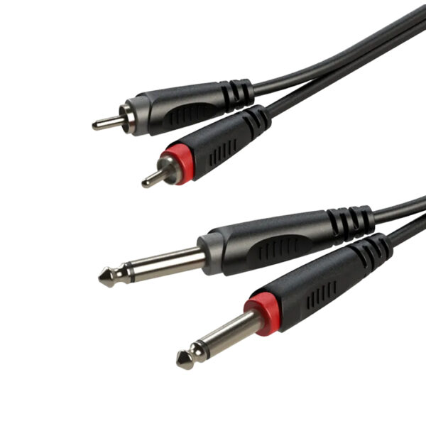 Cable Roxtone SACC150L1.8 2 RCA X 2 6.3 SMART    180Cm