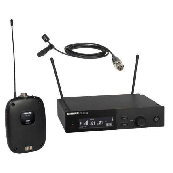 Microfono Shure SLXD14/153T-J52 inalámbrico con micrófono de solapa