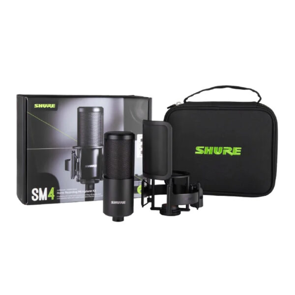Microfono Shure SM4-K-KIT antipop estuche Condensador