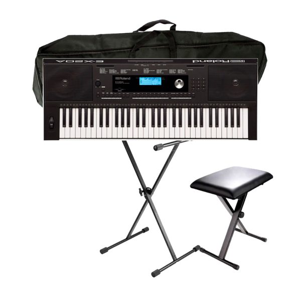 Combo Roland E-X20A  Piano + Silla, base y estuche