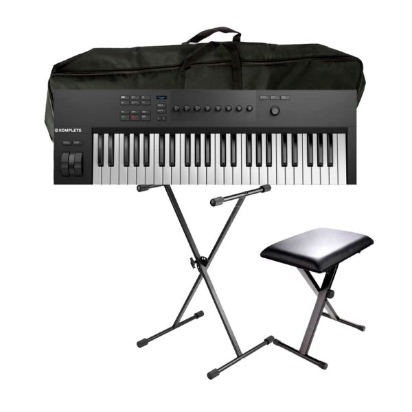 Combo Native Instruments Kontrol A49 Piano + Silla, base y estuche
