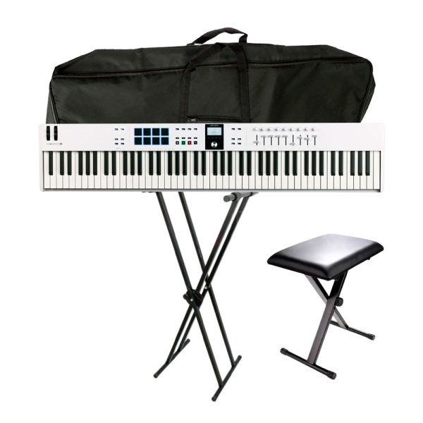 Combo Arturia KeyLAB 88 MK3 231541 Piano + Silla, base y estuche