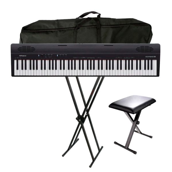Combo Roland GO88P Piano + Silla, base y estuche