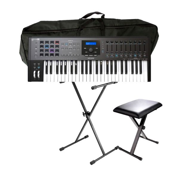 Combo Arturia KEYLAB 49 MKII 230621 Piano + Silla, base y estuche