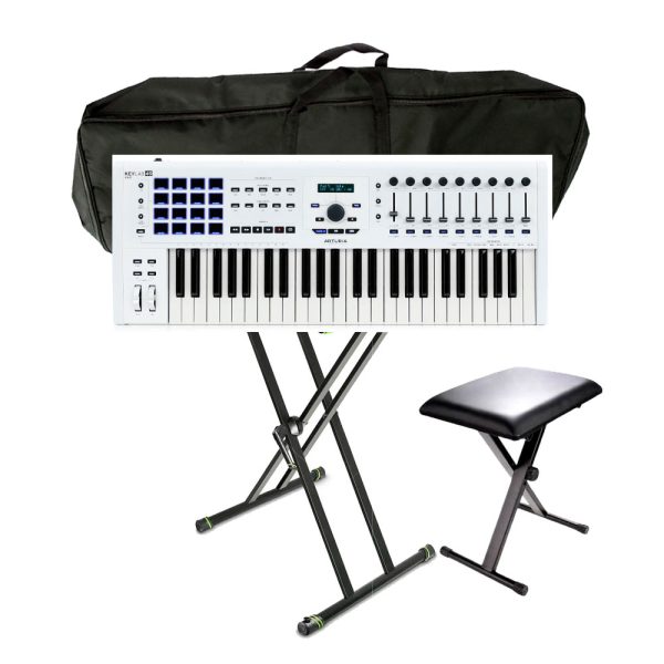 Combo Arturia KEYLAB 49 MKII 230622 Piano + Silla, base y estuche