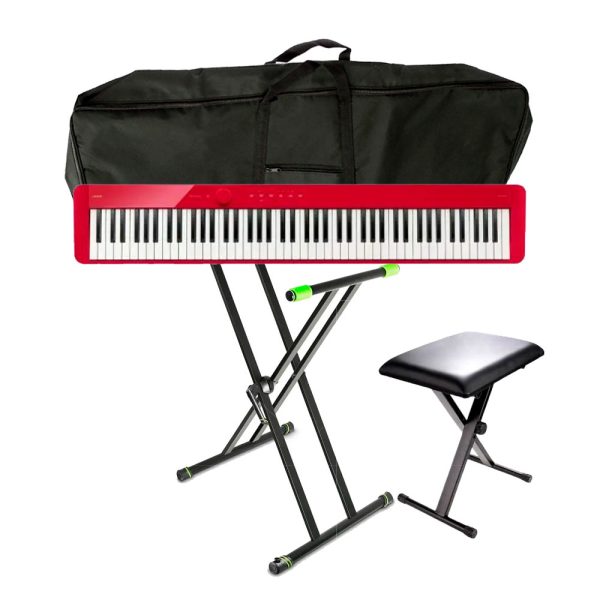 Combo Casio PX-S1100 RD Piano + Silla, base y estuche