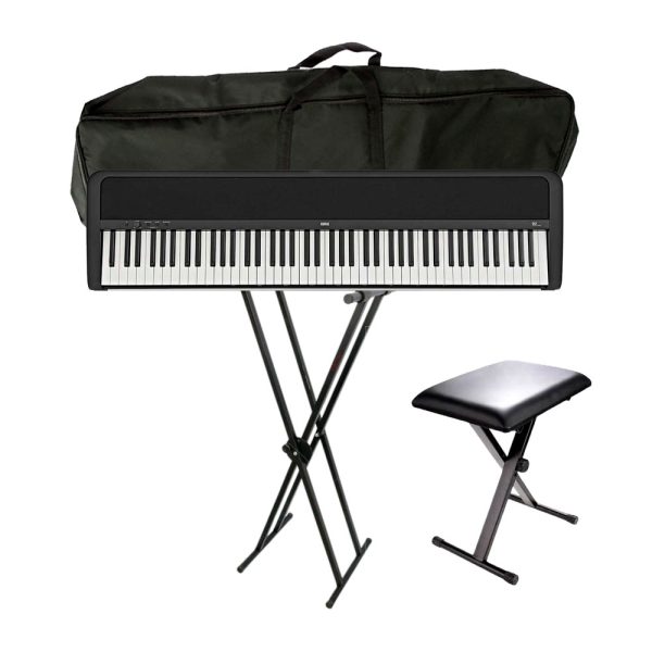 Combo Korg B2 BK Piano + Silla, base y estuche