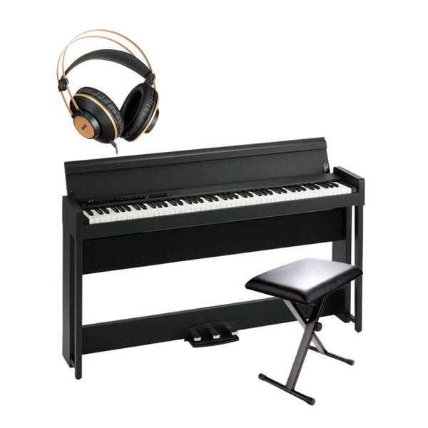 Combo Korg C1 AIR-BK Piano + Silla y audifonos
