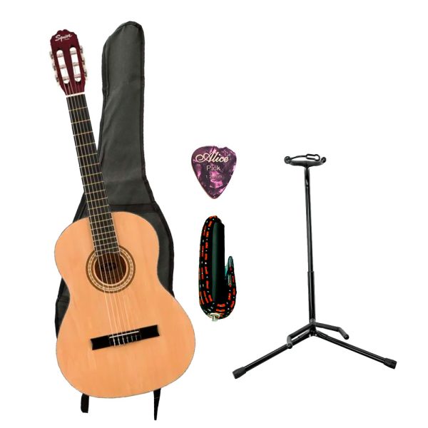 Combo Fender SQ SA-150N Guitarra + Base, estuche y accesorios