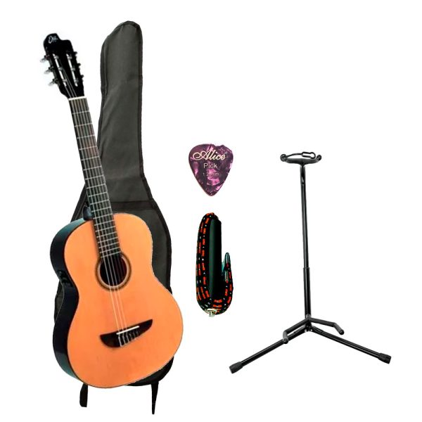 Combo Eko FLAME EQ 43559 Guitarra + Base, estuche y accesorios