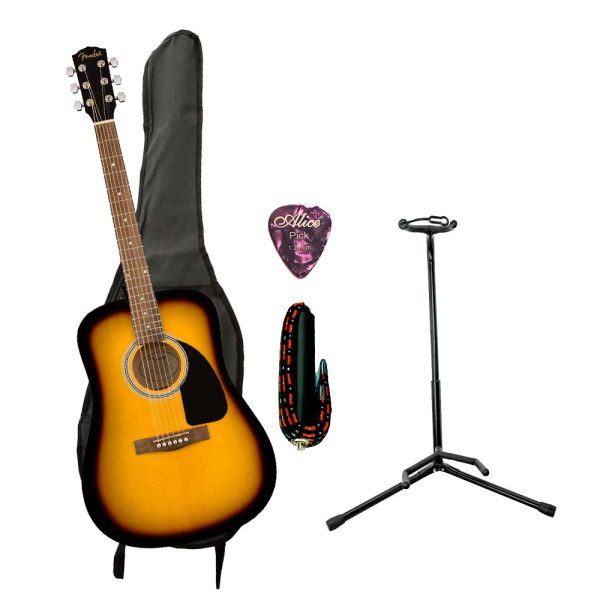 Combo Fender FA-115 Guitarra + Base, estuche y accesorios