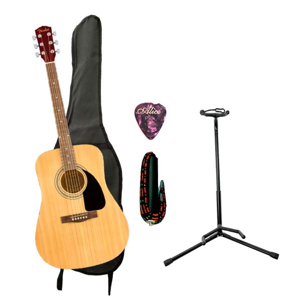 Combo Fender FA115 Guitarra + Base, estuche y accesorios