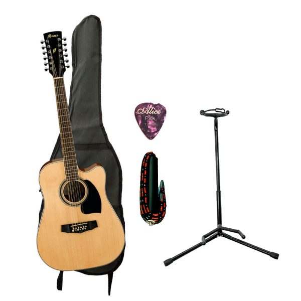 Combo Ibanez PF1512-NT Guitarra + Base, estuche y accesorios