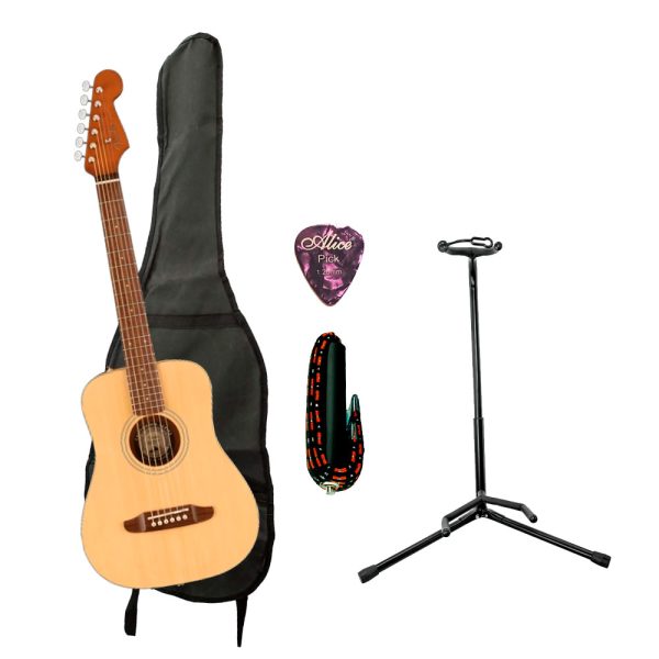Combo Fender REDONDO MINI Guitarra + Base, estuche y accesorios