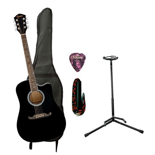 Combo Fender FA-125CE DREAD Guitarra + Base, estuche y accesorios