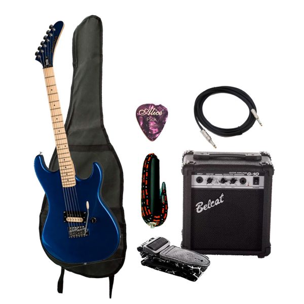 Combo Kramer KPBSCBCT1 Guitarra + Base, estuche y accesorios
