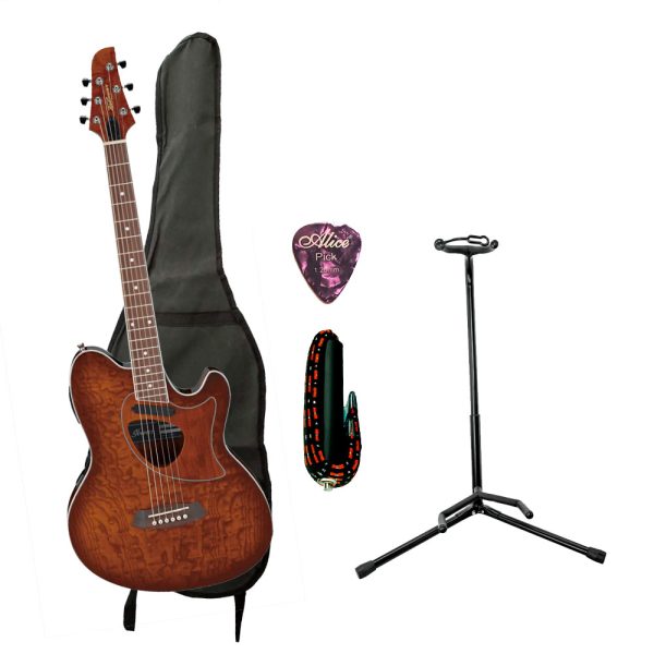 Combo Ibanez TCM50-VBS Guitarra + Base, estuche y accesorios