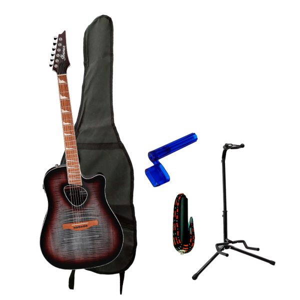 Combo Ibanez ALT30FM-RDB Guitarra + Base, estuche y accesorios