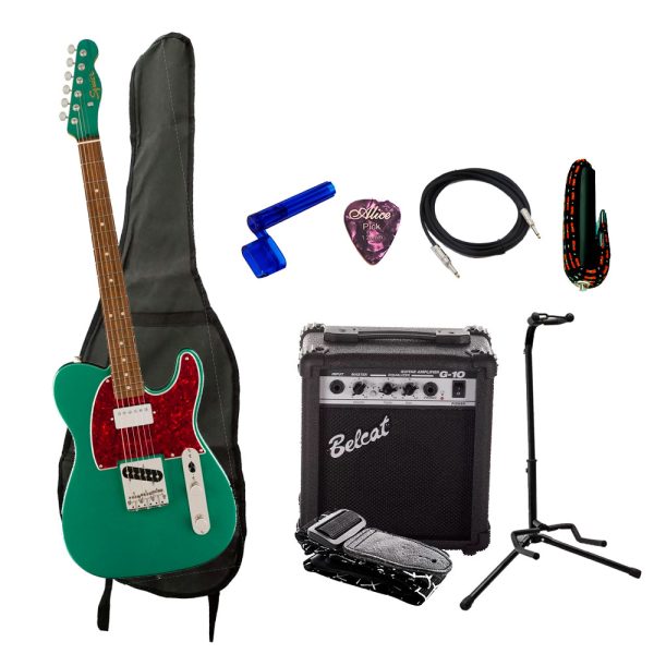Combo Fender CLASSIC VIBE '60S TELE Guitarra + Amplificador, Base y Accesorios