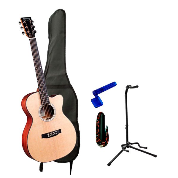 Combo Martin 000CJR-10E Guitarra + base + accesprios