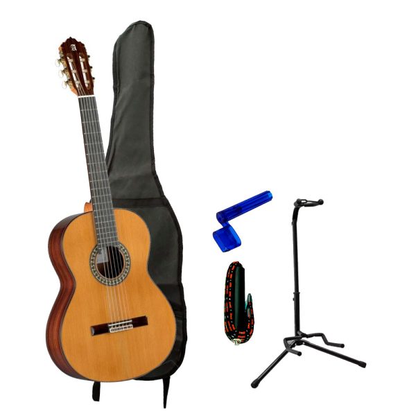 Combo Alhambra 5-P Guitarra + Base, estuche y accesorios