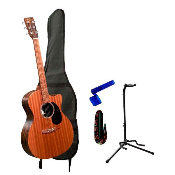 Combo Martin GPC-X2E Guitarra + base + accesprios