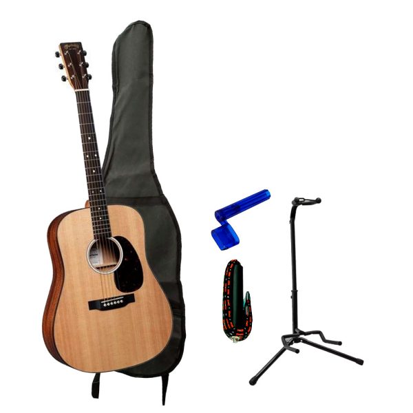 Combo Martin D10E-02 Guitarra + base + accesprios