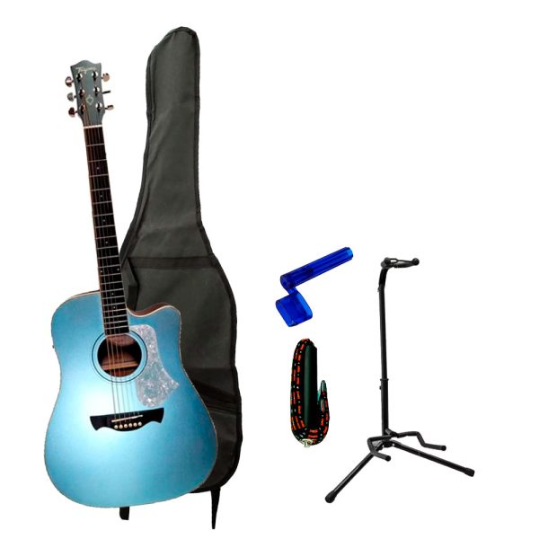 Combo Tagima ANDES EQ LPBS DF Guitarra + Base, estuche y accesorios