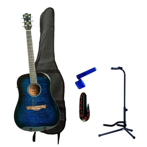 Combo Tagima TW-30 EQ TBLF Guitarra + Base, estuche y accesorios