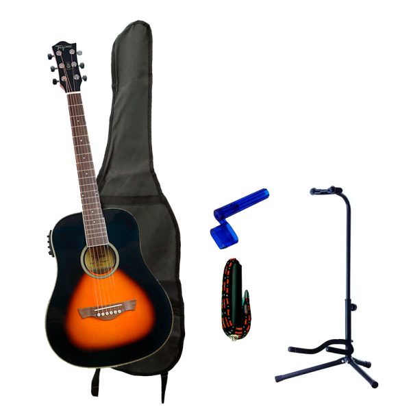 Combo Tagima WS-40 EQ DSBS / D Guitarra + Base, estuche y accesorios