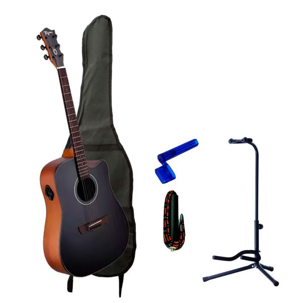Combo Tagima METROPOLIS EQ BKOP DF Guitarra + Base, estuche y accesorios