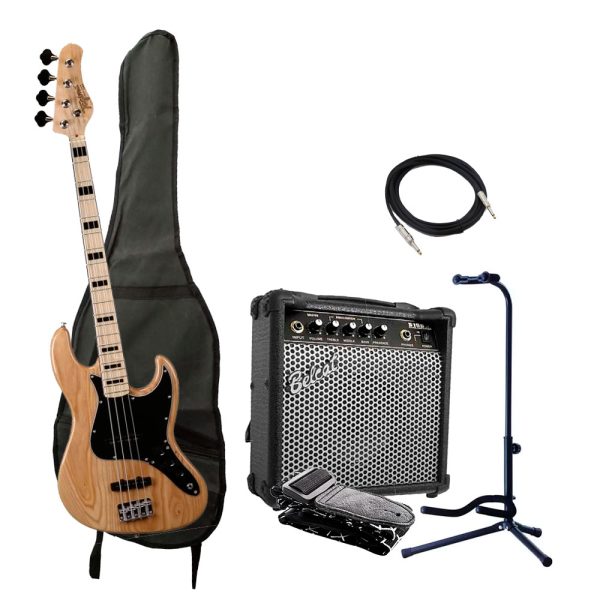 Combo Tagima TJB-4 NT L/BK Bajo + Amplificador base y accesorios