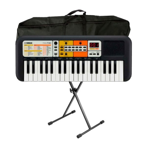 Combo Yamaha PSS-F30 Piano + Base Estuche
