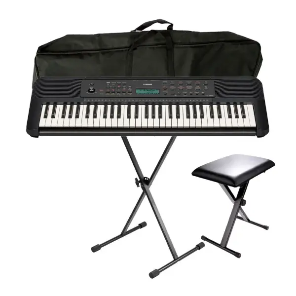 Combo Yamaha PSR-E283 Piano + Silla, base y estuche