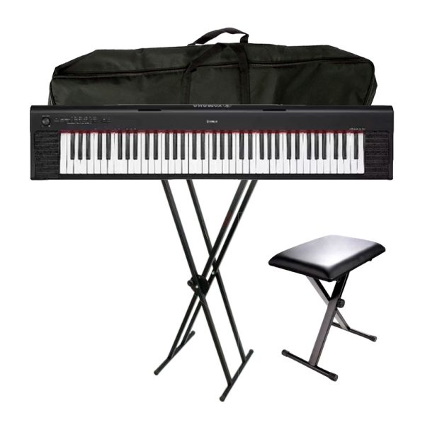 Combo Yamaha NP-32 B Piano + Silla, base y estuche