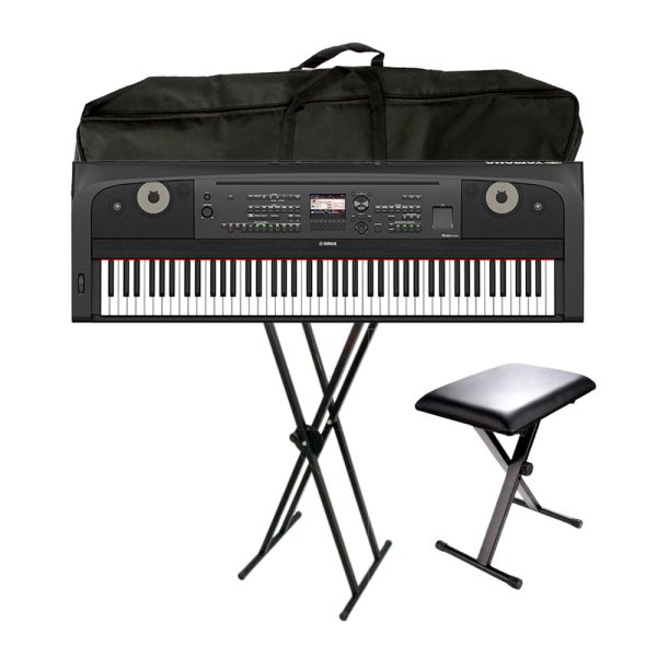 Combo Yamaha DGX-670B Piano + Silla, base y estuche